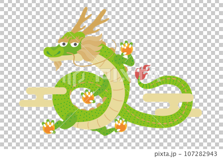 傳統龍人物圖 107282943