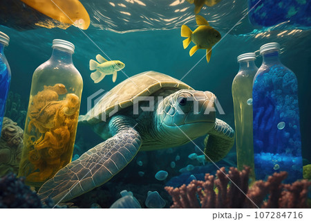 English bulldog wearing santa hat sleeping. Christmas holiday concept 107284716