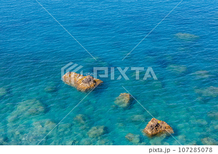 View of the Tyrrhenian Sea from Tindari on the island of Sicily View of the Tyrrhenian Sea from Tindari on the island of Sicily 107285078