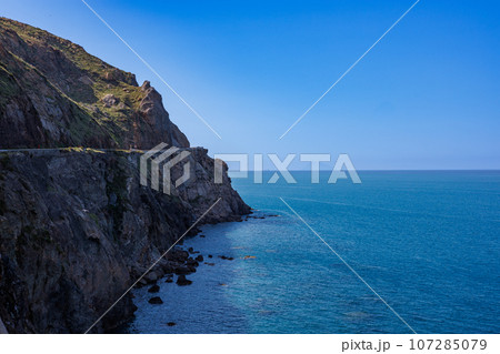 View of the Tyrrhenian Sea from Tindari on the island of Sicily View of the Tyrrhenian Sea from Tindari on the island of Sicily 107285079