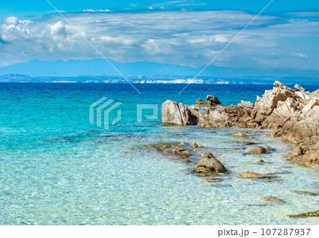 Rena Bianca, the Beach of Santa Teresa, North Sardinia, Italy 107287937
