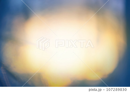 Dark mystical motion bokeh autumn park. Blurred defocused background 107289830