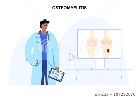 Tibia bone osteomyelitis 107292070