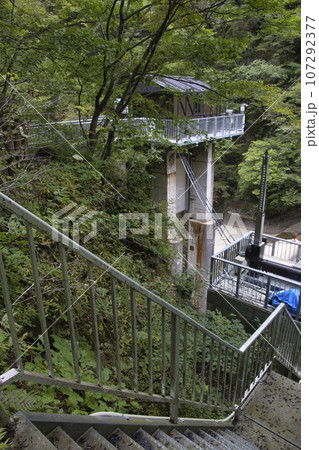 取水塔　抱返り渓谷　秋田県仙北市 107292377
