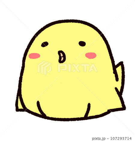 楽しげなひよこ 107293714