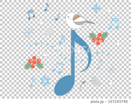 Illustration inspired by winter music 107293740