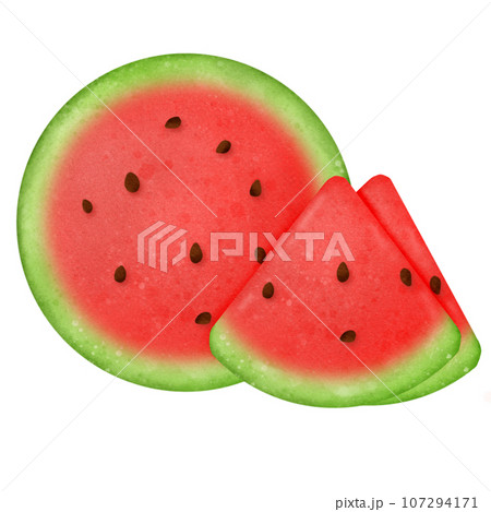 slice of watermelon slice of watermelon 107294171