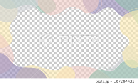 多彩和有機剪影向量幀圖像 多彩和有機剪影向量幀圖像 107294433