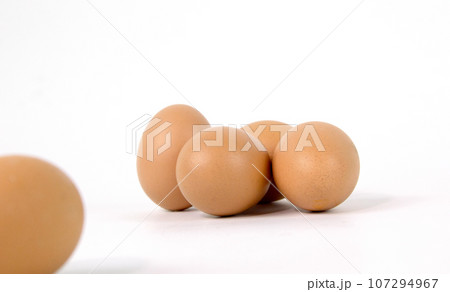 Vegetarian and vegan healthy lifestyle concept. Raw vegetables and fruits with empty plate over rustic background 107294967