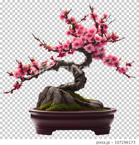 梅の木盆栽 AI画像 梅の木盆栽 AI画像 107296173