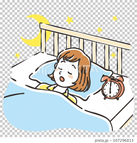 睡覺的年輕女人 睡覺的年輕女人 107296813