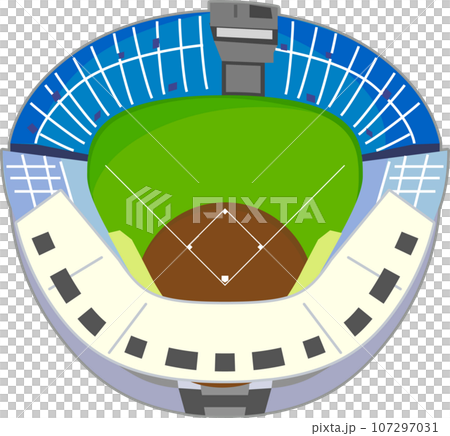 甲子園球場俯視圖 107297031
