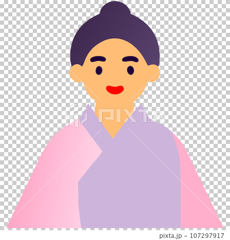 Cute child wearing hanbok generate ai Cute child wearing hanbok generate ai 107297917
