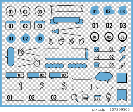 簡單設計裝飾集檢查和點(向量插圖) 簡單設計裝飾集檢查和點(向量插圖) 107299506
