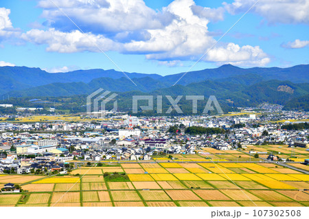 長野県佐久市野沢～中込駅周辺を望む(長野県佐久市)【2023.9】 107302508