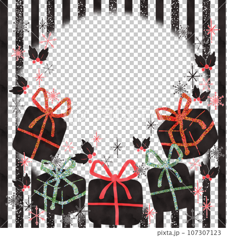 Xmasプレゼントフレーム（正方形） 107307123