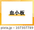 血小板のシンプルな表題 107307789