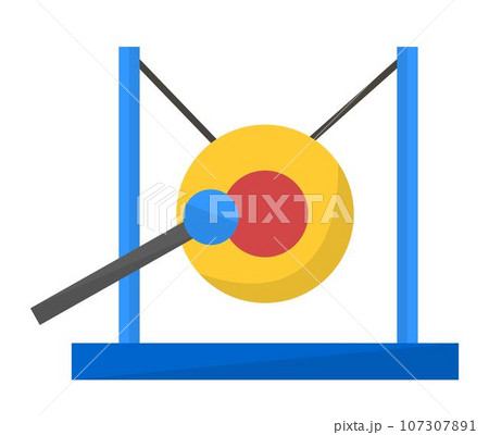 Boxing gong, denotation of start of match or fight Boxing gong, denotation of start of match or fight 107307891