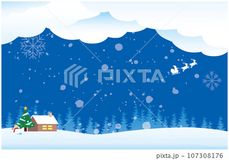 クリスマス背景 107308176