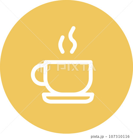 Simply rounded color office idea icon. Simply rounded color office idea icon. 107310116