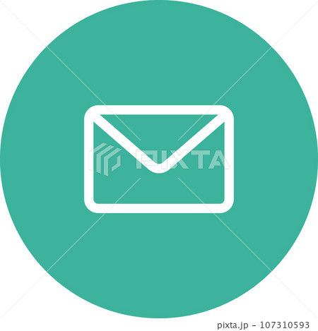 Simply rounded color office idea icon. 107310593