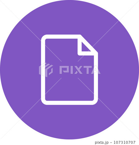 Simply rounded color office idea icon. Simply rounded color office idea icon. 107310707