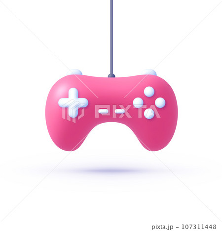 Gamepad 3d, great design for any purposes. Vector illustration Gamepad 3d, great design for any purposes. Vector illustration 107311448