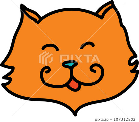 The linear vector children's illustration set of cute forest animals 107312802