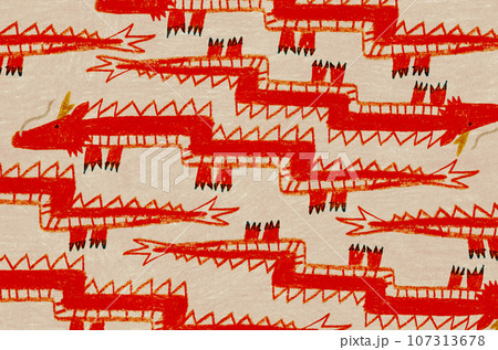 干支 辰の模様 干支 辰の模様 107313678