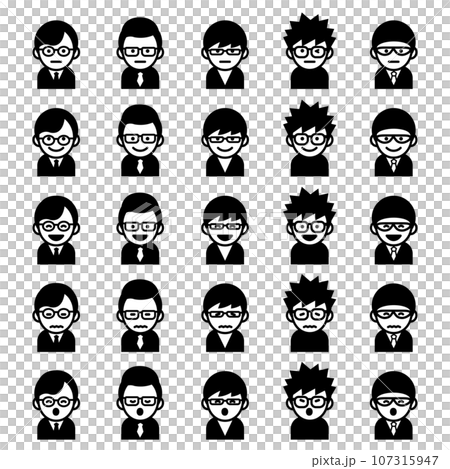 眼鏡男圖示集 眼鏡男圖示集 107315947