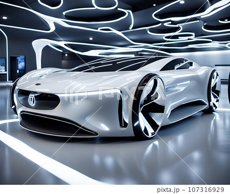 かっこいい未来のスポーツカー 107316929