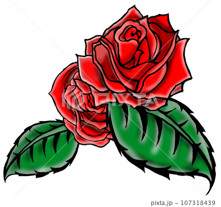 薔薇のイラスト素材 [107318439] - PIXTA