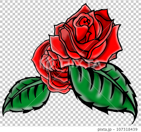 薔薇のイラスト素材 [107318439] - PIXTA