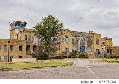 Overcast exteropr view of the Aviation Museum Overcast exteropr view of the Aviation Museum 107321288