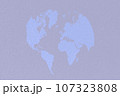 map world on pastel blue paper background 107323808