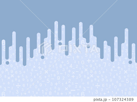 Creative abstract math symbol random number decoration background Creative abstract math symbol random number decoration background 107324389