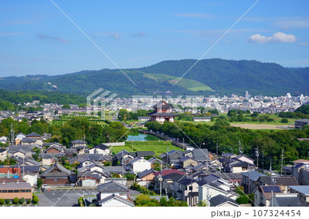 古都一望・平城宮跡大極殿・若草山・東大寺・二月堂 107324454