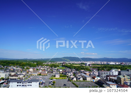 奈良一望・平城京と若草山 107324504