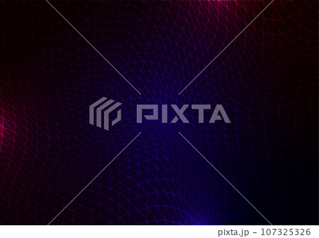 Digital technology square line wave net dark background Digital technology square line wave net dark background 107325326