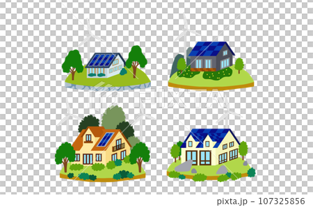 太陽能和風力發電的房子 107325856