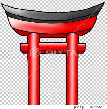 赤い鳥居 赤い鳥居 107325858