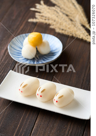 お月見うさぎ団子 107326070