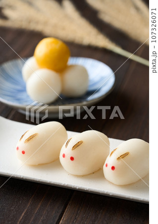 お月見うさぎ団子 お月見うさぎ団子 107326071