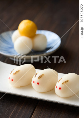 お月見うさぎ団子 お月見うさぎ団子 107326072