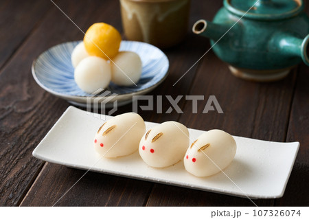 お月見うさぎ団子 107326074
