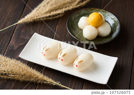 お月見うさぎ団子 107326075