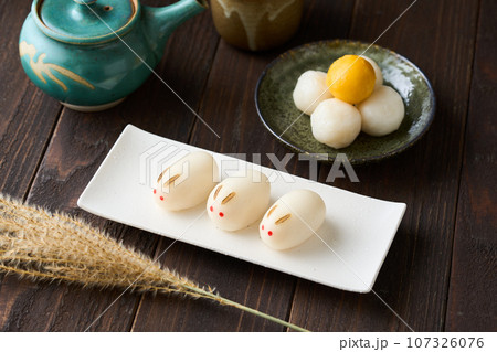 お月見うさぎ団子 107326076