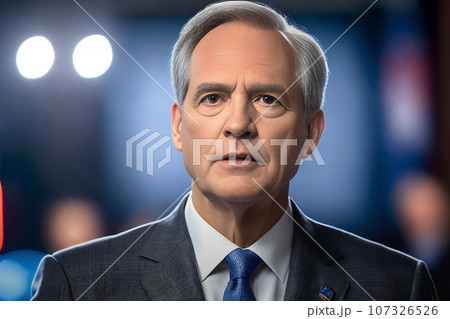 AI生成画像／政治家・ジャーナリスト　報道　3 107326526