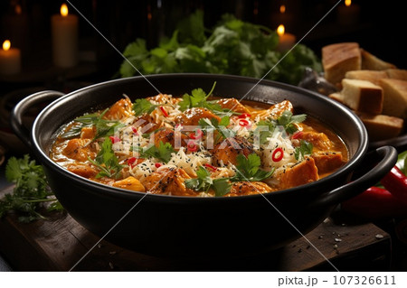 Revel in the fiery and aromatic red curry Revel in the fiery and aromatic red curry 107326611