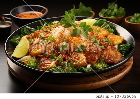 Taste the comfort of Thai fried rice 107326658